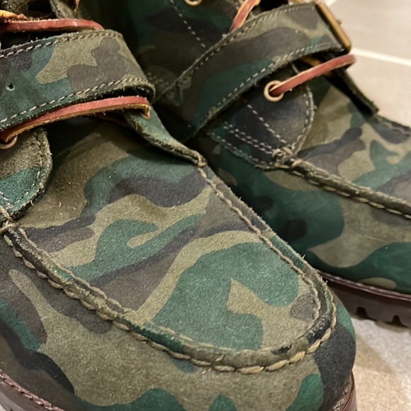 Polo Ralph Lauren Country Ranger boots camo camouflage mens size 12 - Picture 6 of 16